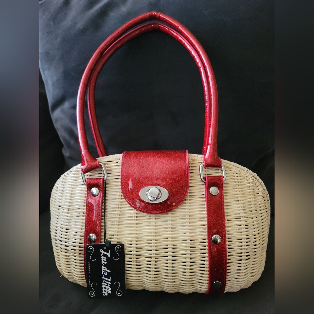 Lux de Ville Wicker Purse